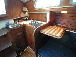 used sailboat galley